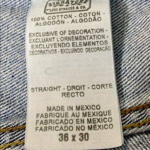Mens Levi’s jeans straight leg